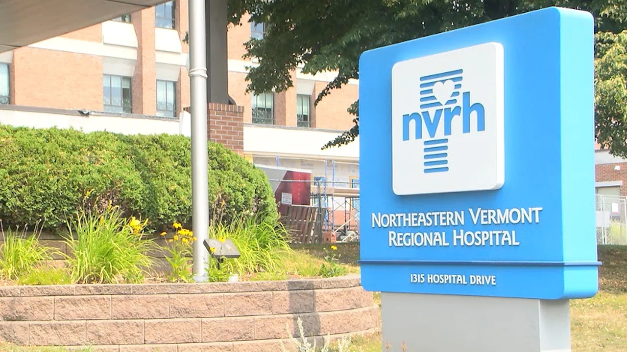 Northeastern Vermont Regional Hospital roadside sign
