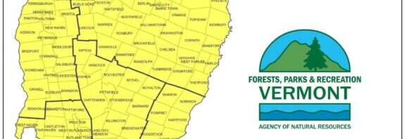 Vermont Fire Danger Forecast map for October 27, 2026 showing high fire danger statewide